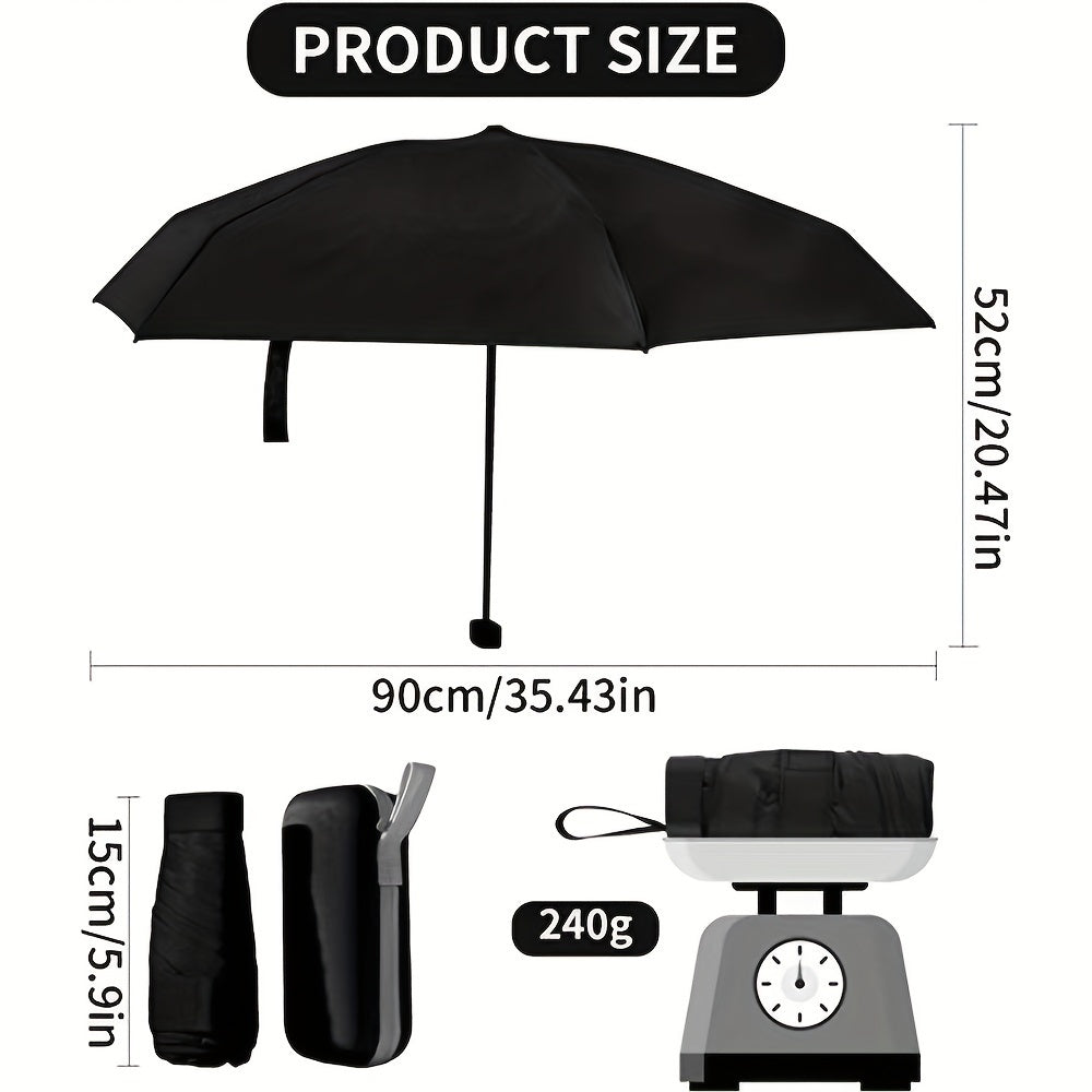 1 Pc Popular Multi-color Folding Portable Mini Pocket Umbrella