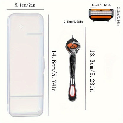 Men's Six-Layer Precision Manual Shaver, Retro Style with Replaceable Blade - Hiccupzz