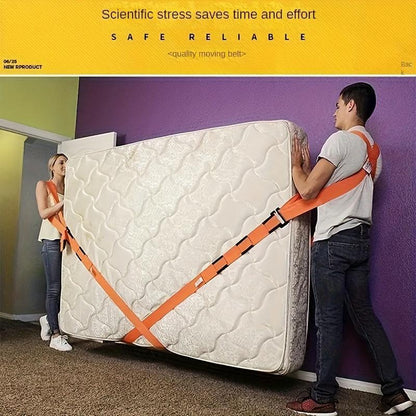 Heavy-Duty Nylon Lifting Strap Kit: Multifunctional Portable Carrier for Moving & Handling Tools, Home Storage & Organization - Hiccupzz