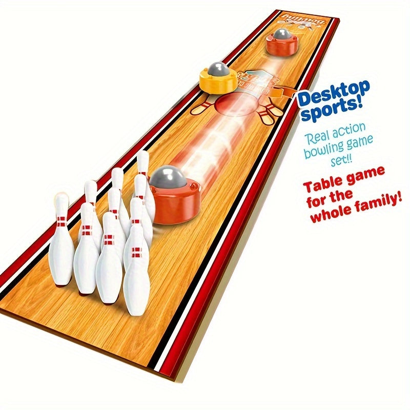 Family Fun Bowling Game Set - Educational & Entertaining Tabletop Toy for Youngsters