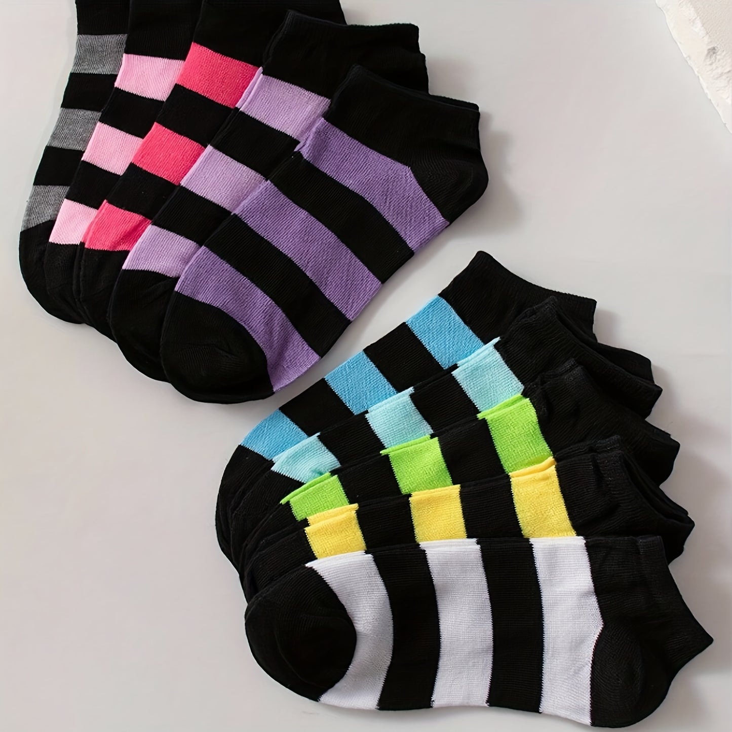 Buy 20 Pairs & Get 10 Free Pairs of candy colored short socks for spring, summer, and autumn, comfortable, soft, and breathable, suitable for women - Hiccupzz