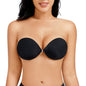 Women's Invisible Bra, Adhesive Nipple Covers, Non-Slip Breathable Underwear, Bridal Bust Stickers, Concealing Petals, Seamless & Gather Support - Hiccupzz