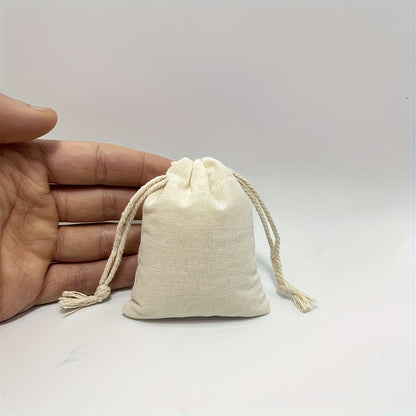 Canvas Drawstring Pouch: Versatile Storage for Jewelry, Party Favors, and Wedding Decorations - Hiccupzz