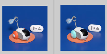 Remote Control Interactive Cat Car Toy USB Charging Chasing Automatic Self-moving Remote Smart Control Car Interactive Cat Toy Pet Products - Hiccupzz