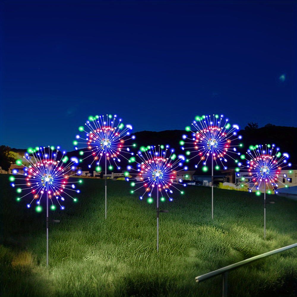 Solar LED Decorative Lights, 8 Lighting Modes for Path and Villa Festival Decoration