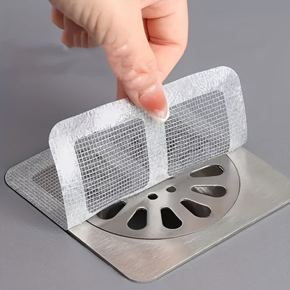 Disposable Shower Drain Hair Catchers (10-Pack): Universal Sink Strainer Mesh for Bathroom, Bathtub, and Kitchen - Hiccupzz