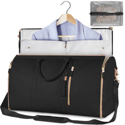 Large-Capacity Waterproof Travel Duffle Bag for Women – Foldable Clothes Tote