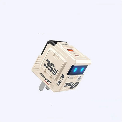 Multi-port 35W Folding Gallium Nitride Notebook Charging Plug