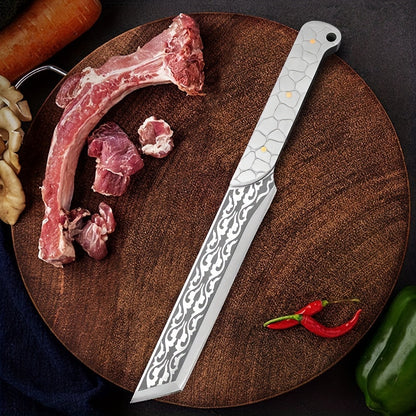 1 Pc Outdoor Bone Chopper Tactical Knife - Multi-Purpose for Survival, Kitchen, Fruit, Steak, and Rope Cutting