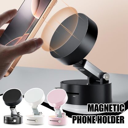 Foldable Magnetic Car Mount with Strong Suction Cup – Hands-Free Smartphone Holder