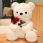 23-45cm New Lovely Hug Roses Teddy Bear Plush Pillow Stuffed Soft Animal Dolls