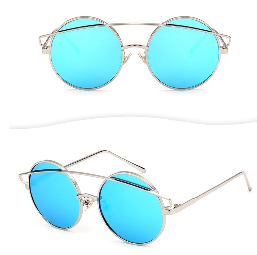 F078 impulse metal children's high quality sunglasses fashion children's sunglasses real film reflective UV400 glasses