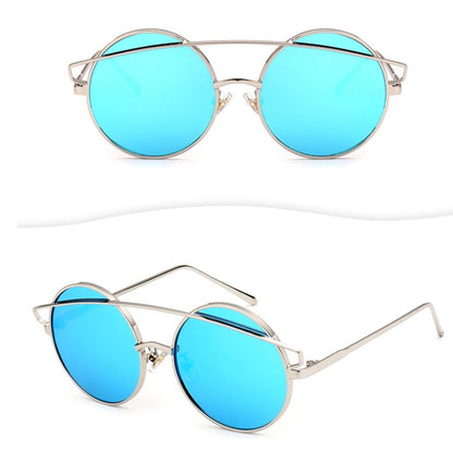 F078 impulse metal children's high quality sunglasses fashion children's sunglasses real film reflective UV400 glasses - Hiccupzz