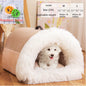 New Splice Portable Pet Nest Portable Autumn And Winter Warm Dog Nest Moisture-proof Long Fur Cat Nest Cross Border Pet Nest - Hiccupzz