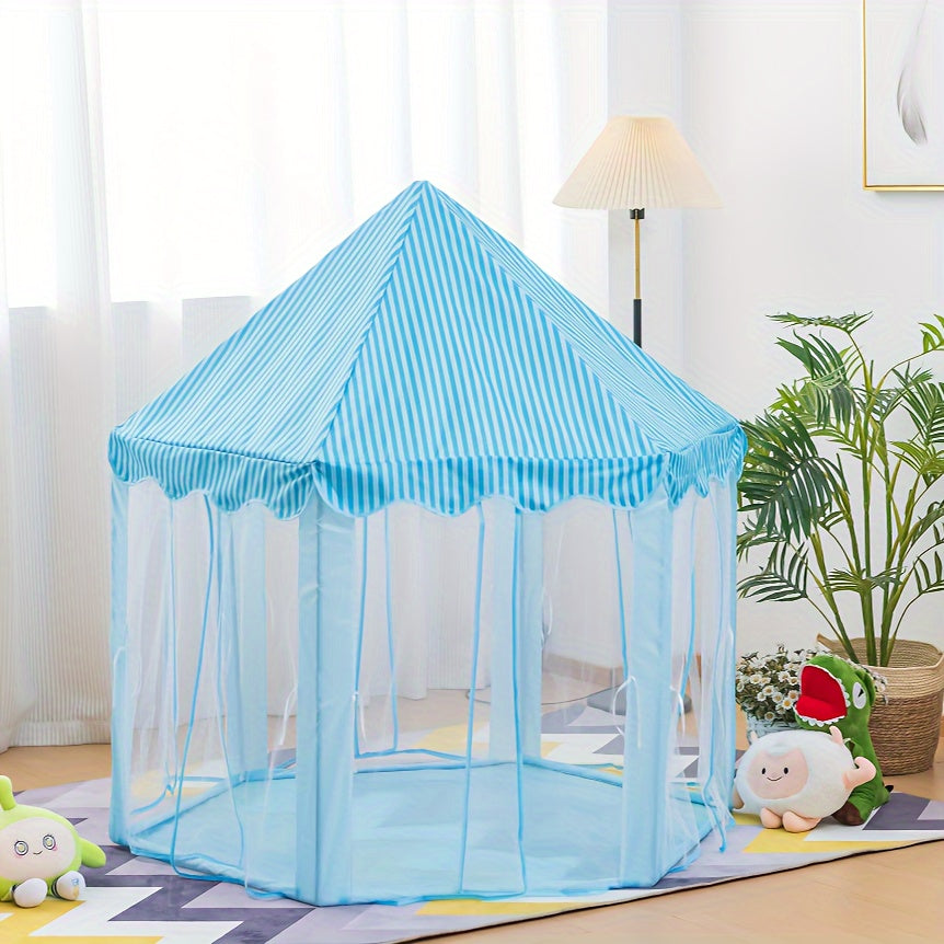 1 Pc Youngsters' Indoor Play Tent - Durable Polyester & PVC, Perfect for Outdoor Fun