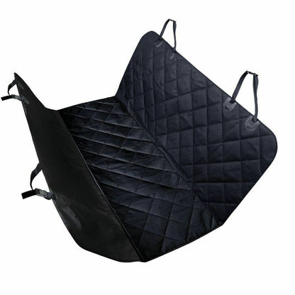 Seat Cover Rear Back Car Pet Dog Travel Waterproof Bench Protector Luxury -Black - Hiccupzz