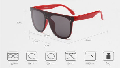 Fashion men and women glasses big box face slimming sunglasses - Hiccupzz