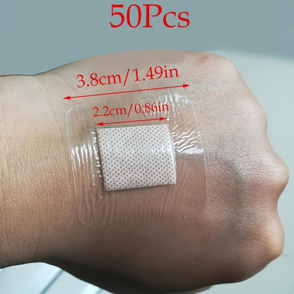 5/25/50/100pcs Waterproof Breathable Soft Protective Bandage, For Daily Emergency Protection & Family Outdoor Preparedness - Hiccupzz