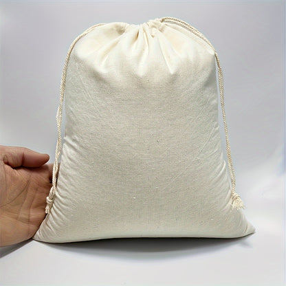 Canvas Drawstring Pouch: Versatile Storage for Jewelry, Party Favors, and Wedding Decorations - Hiccupzz