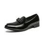 Large Size Men's Leather Shoes Pointed Toe Business Formal Wear Trend - Hiccupzz