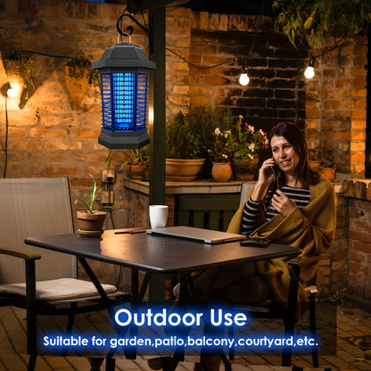 Outdoor Electric Insect Repeller – 90-130V, ABS Plastic Housing, Eliminates Flying Insects - Hiccupzz