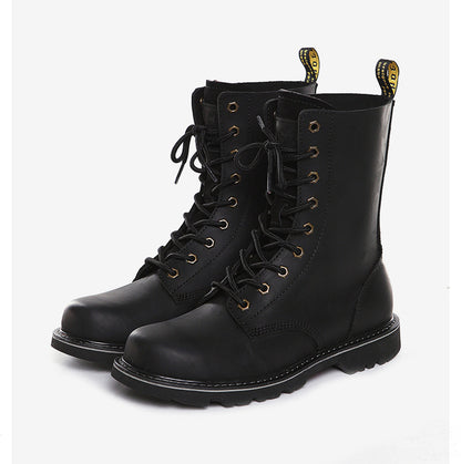 Outdoor Motorcycle Riding High Barrel Martin Boots - Hiccupzz