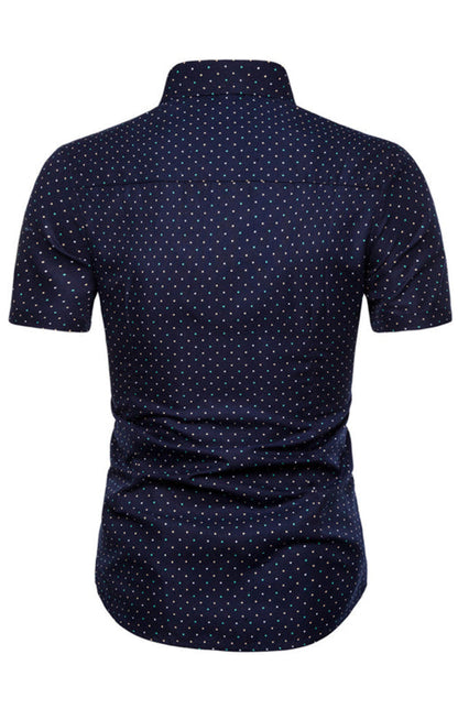 Men's Summer Fashion Short Sleeve Printed Shirt - Hiccupzz