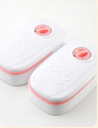 Automatic Pet Feeder Smart Food Dispenser For Cats Dogs Timer Stainless Steel Bowl Auto Dog Cat Pet Feeding Pets Supplies - Hiccupzz