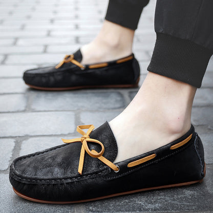 Breathable Glossy Casual Leather Shoes - Hiccupzz