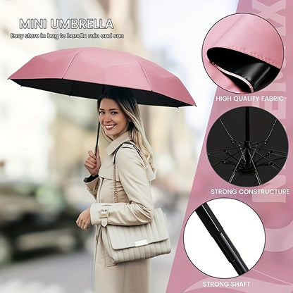 1 Pc Popular Multi-color Folding Portable Mini Pocket Umbrella