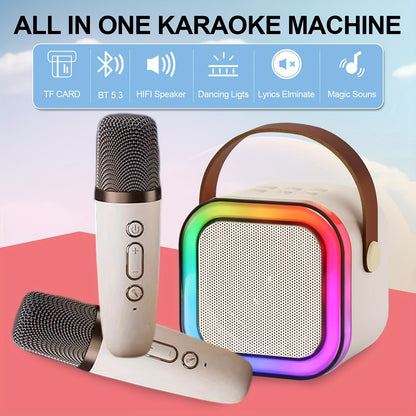 Portable Karaoke Speaker with Microphone Set - Ideal for Home Parties and Birthday Gifts - Hiccupzz
