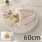 2 In 1 Dog And Cat Bed Pet Winter Bed Round Plush Warm Bed House Soft Long Plush Pets Bed Pet Products - Hiccupzz