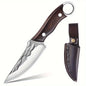 Outdoor Small Knife With Leather Cover Is Very Suitable For Outdoor Camping, Barbecue, Hiking, Fishing And Other Activities - Hiccupzz