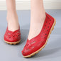 Women's Hollow Out Breathable Slip-On Flats, Casual All-Match Daily Shoes - Hiccupzz