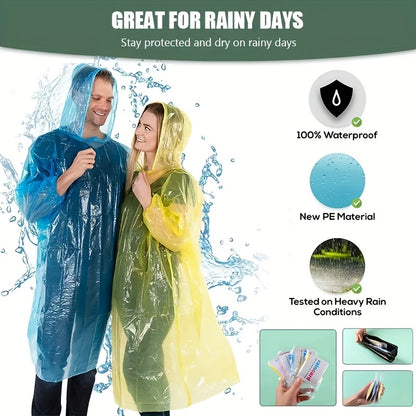 Portable Random Color Disposable Raincoat for Outdoor Travel - Hiccupzz