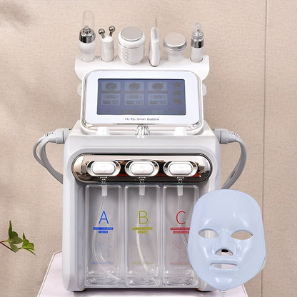7-in-1 H2O2 Water Oxygen Jet Exfoliating, Hydrotherapy, Beauty, Skin Cleansing, Facial Instrument For Home Use - Hiccupzz