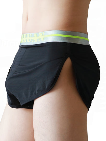 Men's Slim-Fit Elastic Boxer Shorts, Comfortable Casual Home Wear Arrow Pants - Hiccupzz
