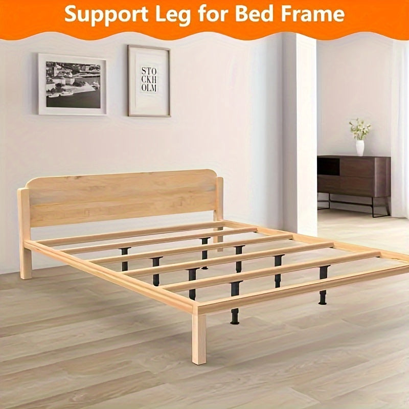 4 Pcs Bed Board Support Frame, Adjustable Telescopic Heightening Bracket, Bed Bottom Beam Support Fixer