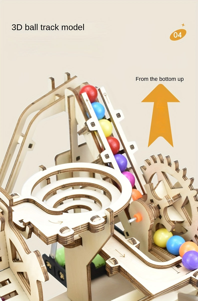 8+ Years - Acrylic Ball Track Puzzle Model