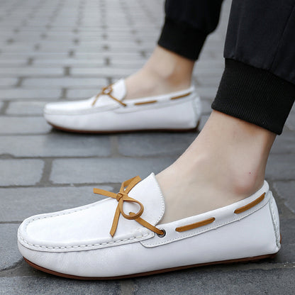 Breathable Glossy Casual Leather Shoes - Hiccupzz