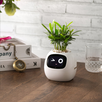 Smart Mini Planter - Electronic Pet, Perfect Halloween & Christmas Desk Decor Gift - Hiccupzz