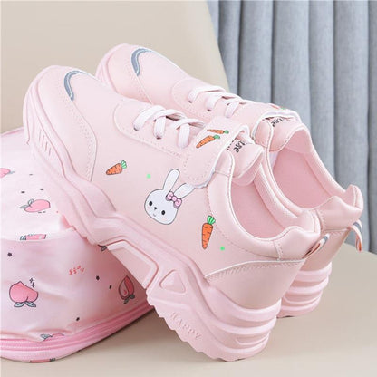 Spring And Autumn Primary School Students Casual All-match Pu Running Shoes - Hiccupzz