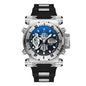 Dual Display Electronic Watch Dual Movement Chronograph Luminous - Hiccupzz