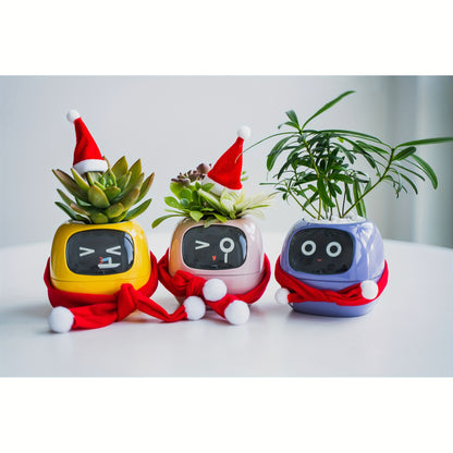 Smart Mini Planter - Electronic Pet, Perfect Halloween & Christmas Desk Decor Gift - Hiccupzz