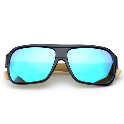 Wooden square sunglasses - Hiccupzz