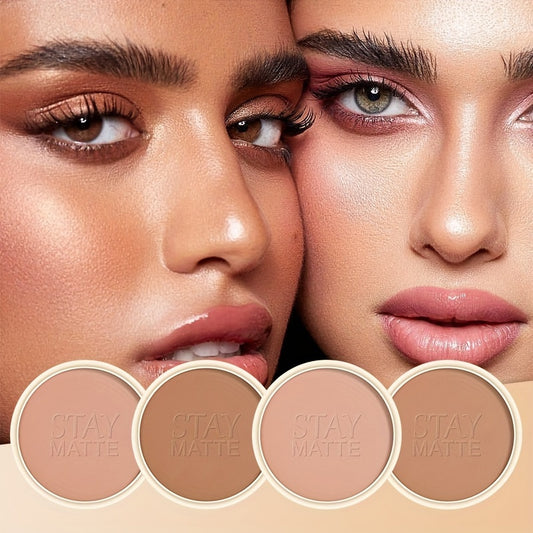 Flawless Matte Finish Setting Powder - Waterproof, Oil-Control & Pore-Blurring, Brightens All Skin Tones