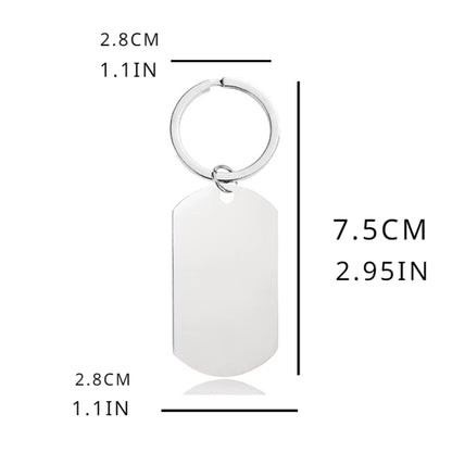 Personalized Stainless Steel Appreciation Keychains – Engraved Thank You Gifts for Professionals - Hiccupzz