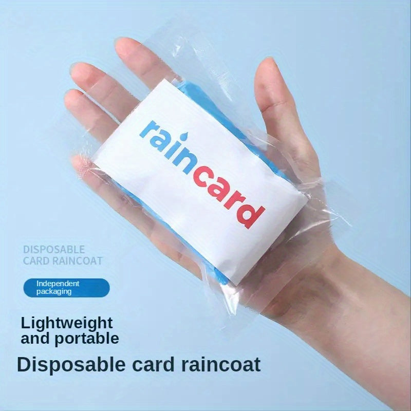 Portable Random Color Disposable Raincoat for Outdoor Travel