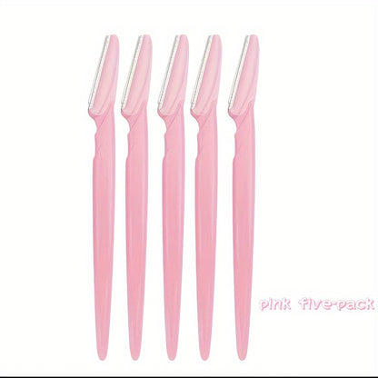 3/5/6/12/24pcs Multi-Purpose Eyebrow Razor Set - Gentle Facial Hair Trimmer - Easy Grooming & Shaping Kit for Women and Men - Sleek and Smooth Skin Solution - Hiccupzz