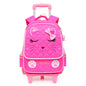Children's Two-three-wheel Trolley Schoolbag Detachable - Hiccupzz